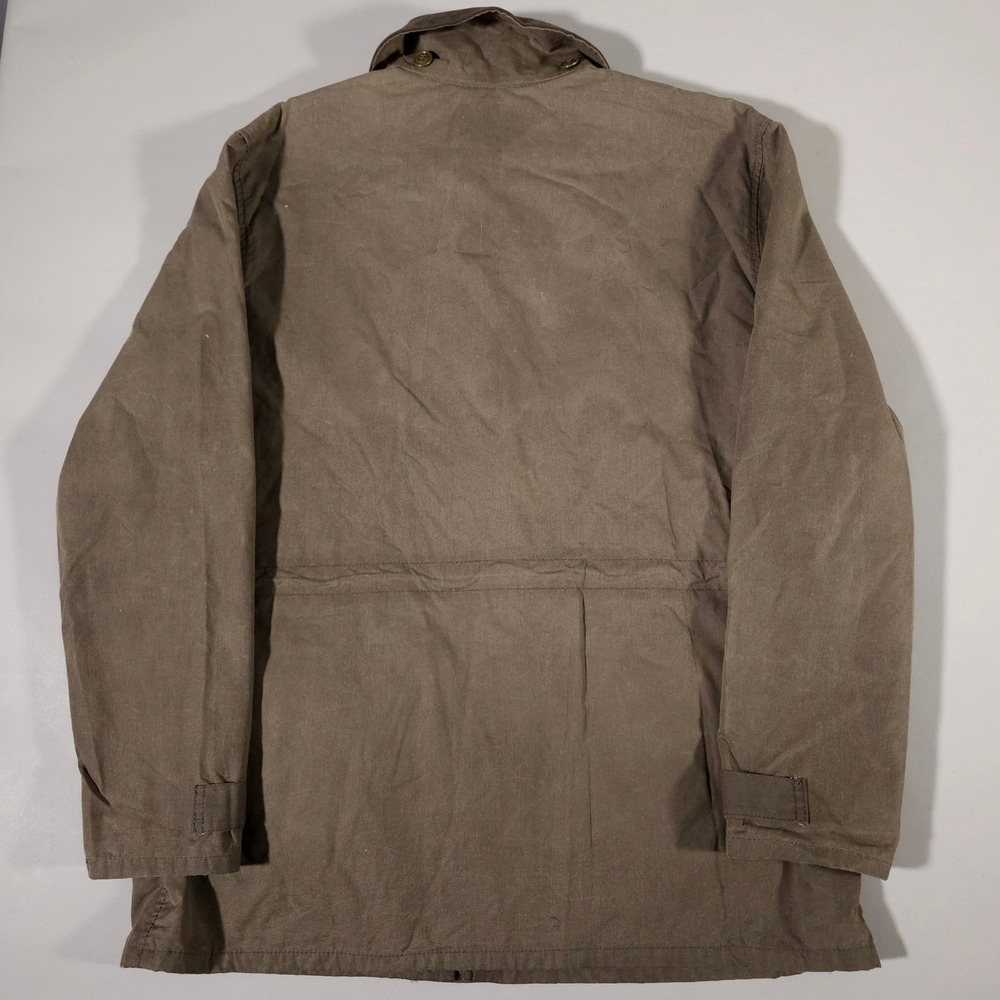 Filson Mile Marker Coat Mens L Otter Green Waxed Cotton Jacket 11010768 USA - Picture 9 of 9